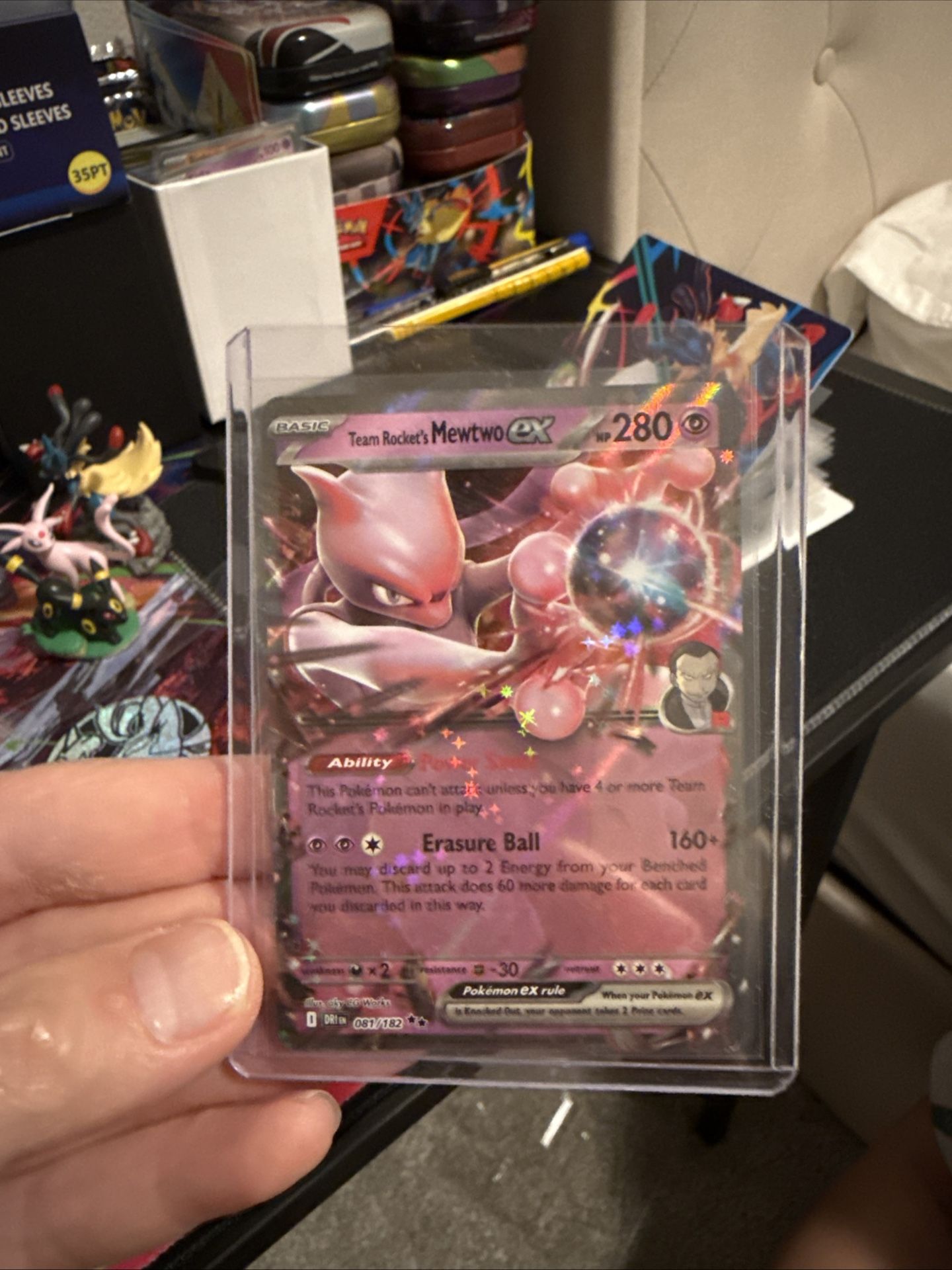 Pokemon Team Rocket's Mewtwo ex 081/182