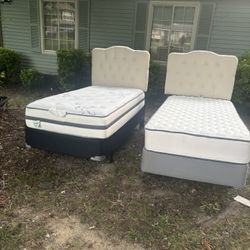 Twin Size Bedframe With mattress 