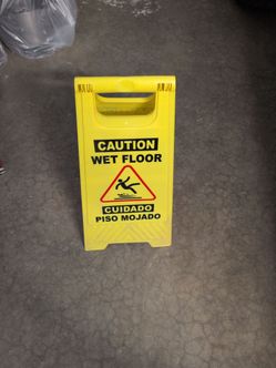 Wet Floor Signs .....$20 for 4