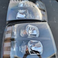 07-13 Chevrolet Silverado Headlights Luces Micas Calaveras Faros Faroles