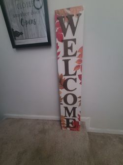 Fall Welcome Porch Sign