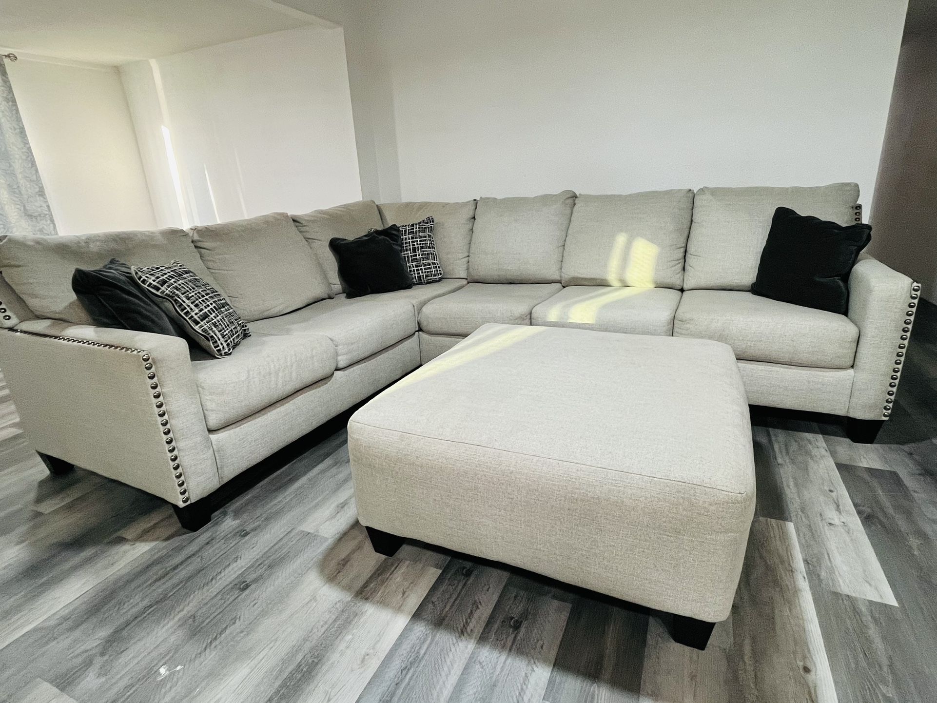 Sectional And Ottoman