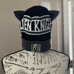 Golden Knights, hockey beanie hat