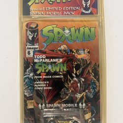 Vintage 1994 Hot Wheels Image Spawn Funny Car & Comic Set Issue Nov 6