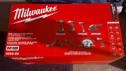Milwaukee M18 Compact Brushless 8-Tool Combo Kit