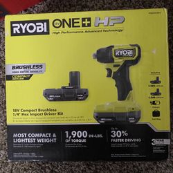 Ryobi Impact Driver Drill Set