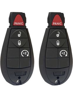 Key Fob FoBik Replacement Compatible for Dodge Ram 1500 2013 2014 2015 2016 2017 2018 2019 2020 2021 2500 3500 4500 5500 2013-2018 Pickup Truck Keyles