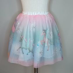 Unicorn Skirt For Girls Toddlers Size T6 New 