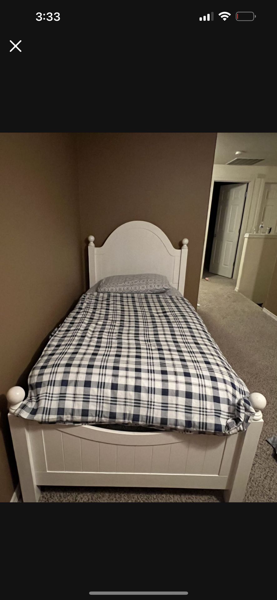 Twin Bed with mattress Included 