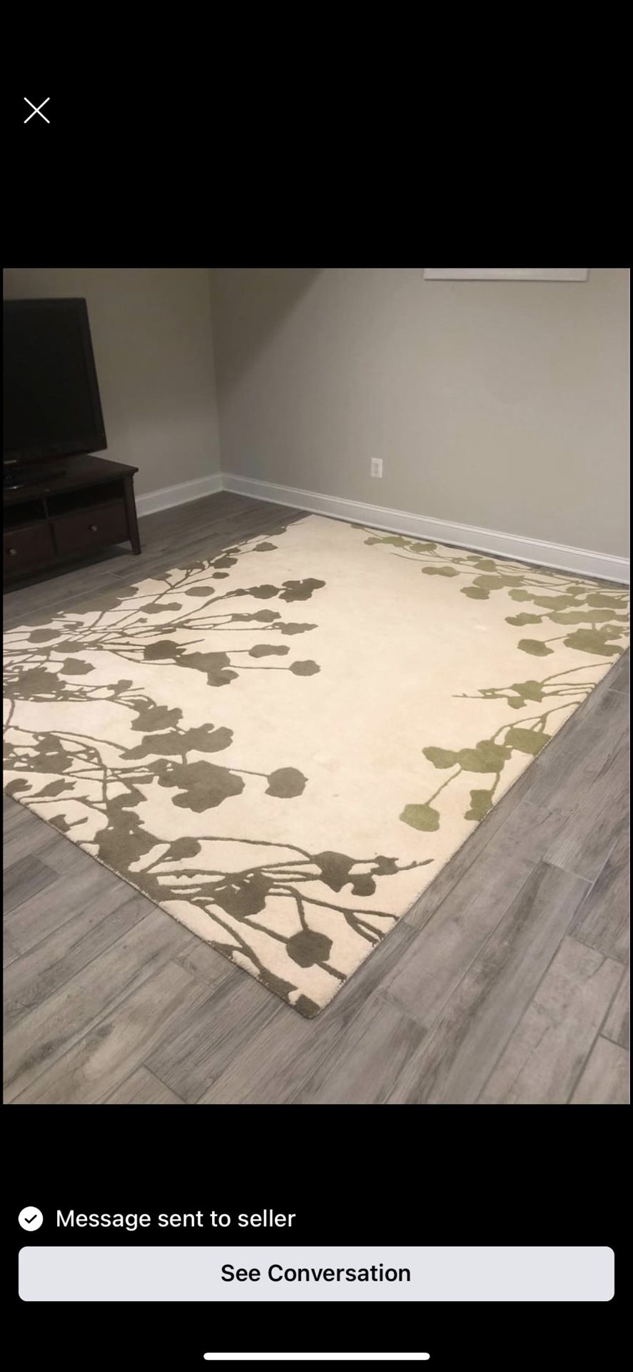 West Elm Living Room Rug