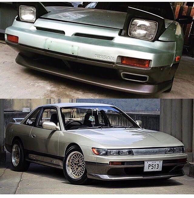 S13 240sx Silvia front lip spoilers