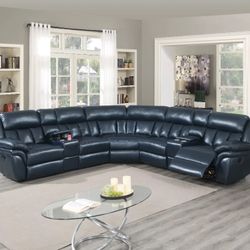 Manual Reclining Sectional