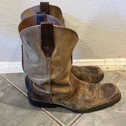 Ariat 13 EE Work Boots Brown Used Condition