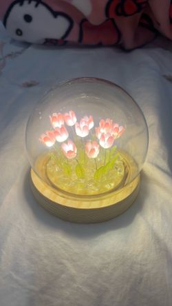 Tulip globe light