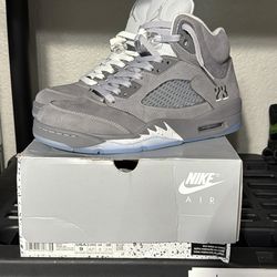 Jordan 5 Wolf Grey 2026 Size 9