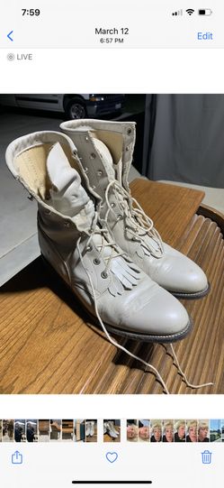 Pearlesant Justin Boots Size 9