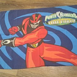 2000 Power Rangers Time Force Pillow Cases  Vintage 