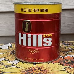 Hills Metal Coffee Cans