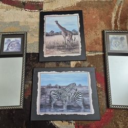 4-piece Safari/Jungle Themed Decor