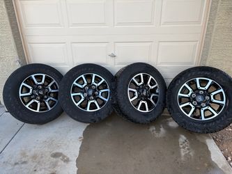 Toyota TRD Wheels with All-Terrain Tires – Set of 4