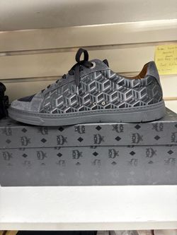 MCM Low-Top Sneakers Grey Monogram