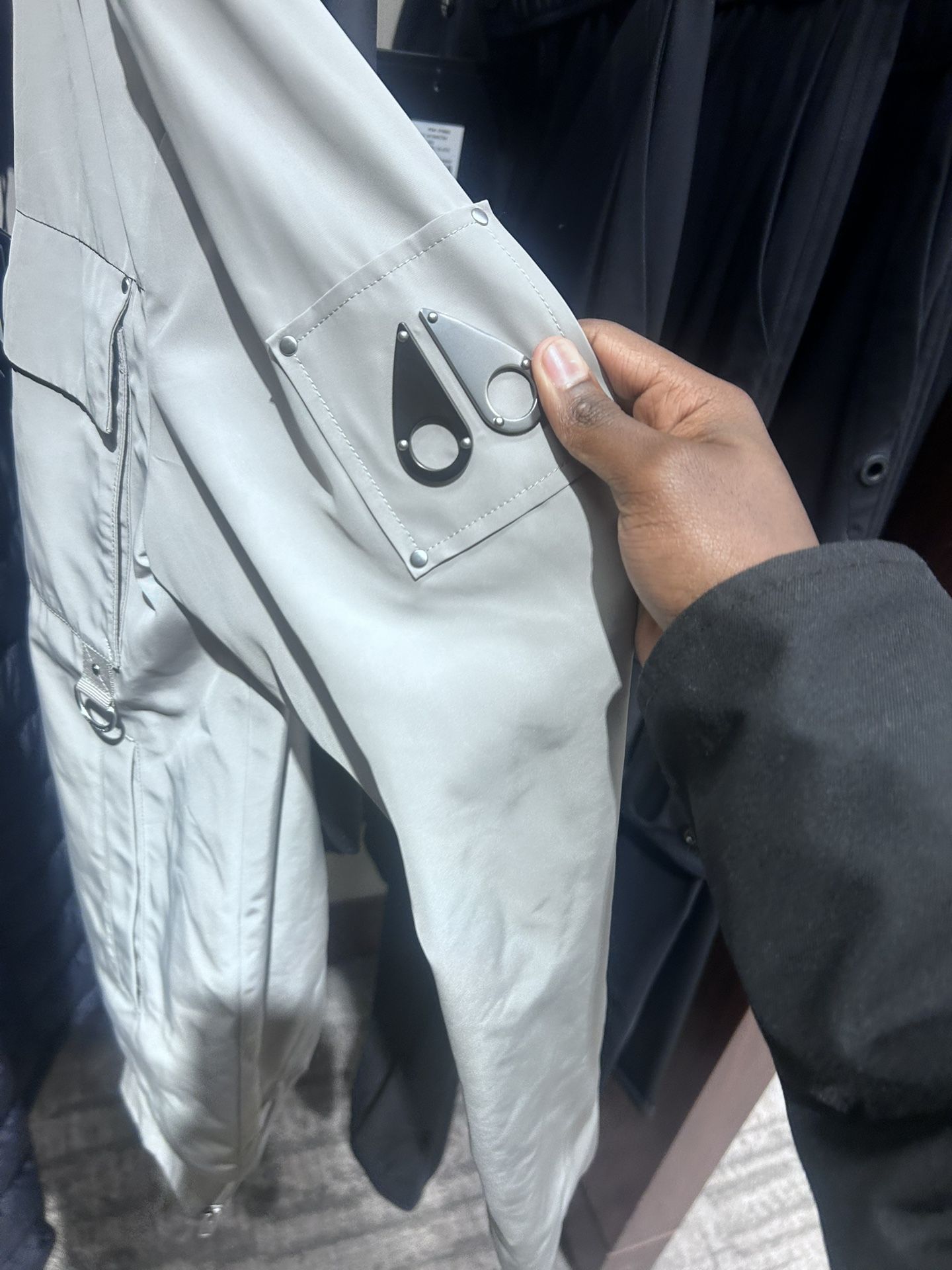 Moose Knuckles Coats Gray And Black 