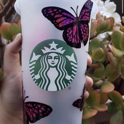 Butterfly Inspired Cold Cup