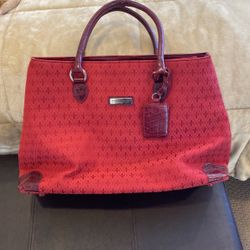 Liz Claiborne crazy horse tote
