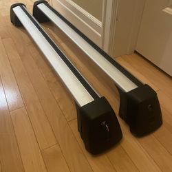 OEM Mercedes-Benz GLC Roof Crossbars – Rear Bars Only 