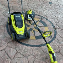 RYOBI ONE+ 18V 13 in. Cordless Battery Walk Behind Push Lawn Mower (tools Only )