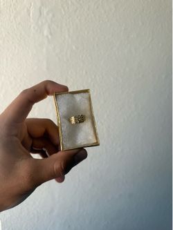 10k Nugget Ring Sz8