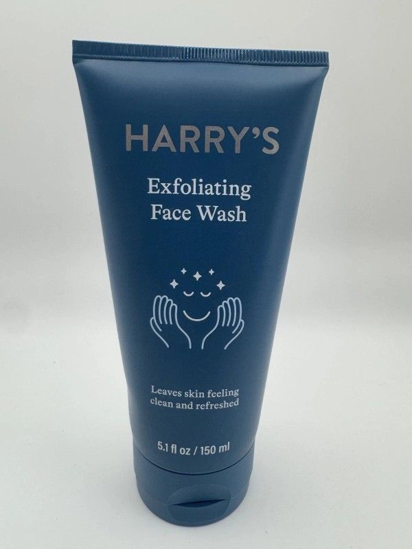 LOT OF 2 !! Harry's Exfoliating Face Wash for Men - 5.1 fl oz