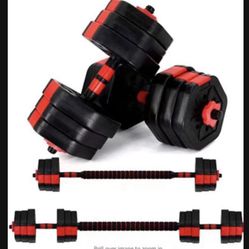 Adjustable Dumbbells 44LBS Total Barbells