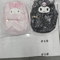 My Melody and Kuromi Mini Backpacks $20 Each Or $30 For Both