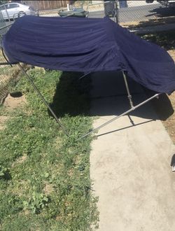 Blue, Stainless Steel Bimini Top