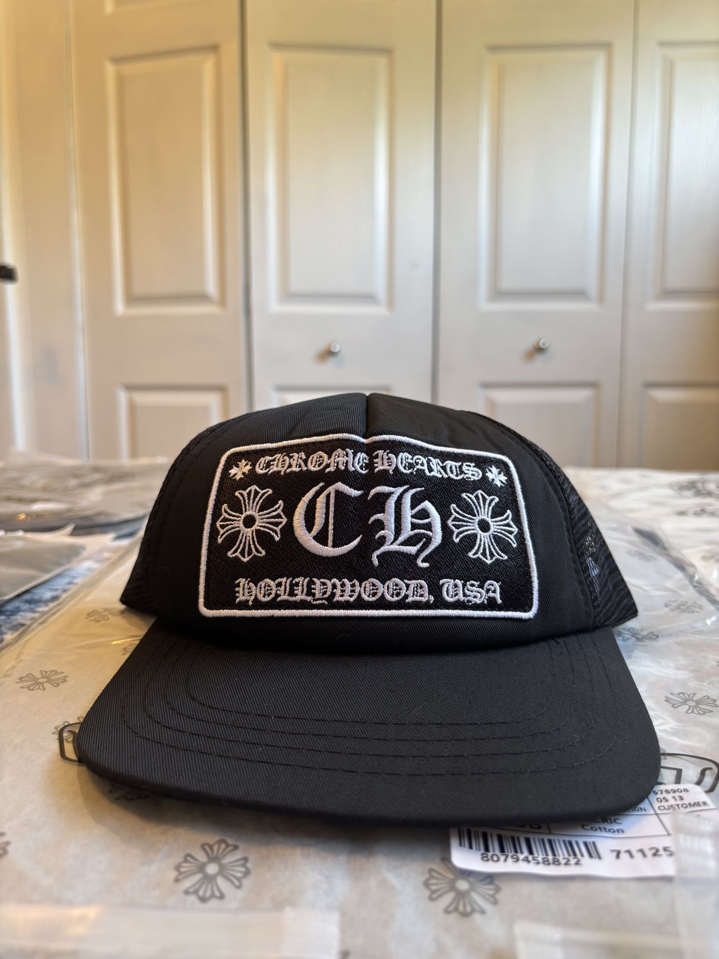 Chrome Hearts Trucker Hat CH Hollywood USA