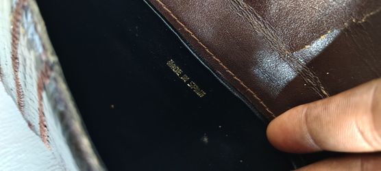 Vintage eel skin purse