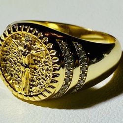 Cross Jesus Ring 