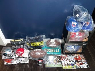 NFL/MLB Memorabilia Collection Lot
