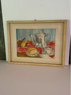 Vintage still life painting