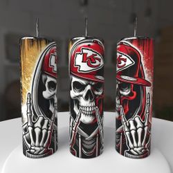 Kansas City Chiefs Football Tumbler