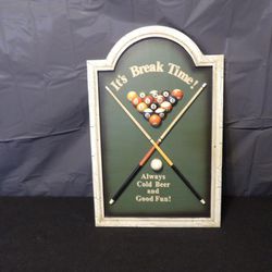 Pool table Sign