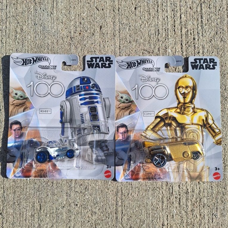 Hot wheels star wars r2d2 and c3po hotsell