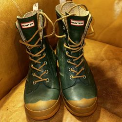 Hunter Men’s Rain Boots, Lace Up Size 9, Rare