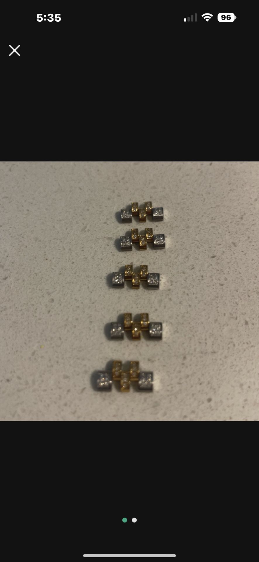 Rolex Datejust 36mm 2tone Diamond Links