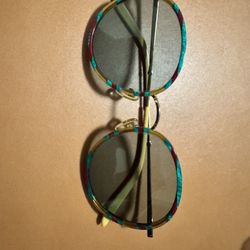 Gucci GG0677SK 004 Round Sunglasses In Red-Green Havana