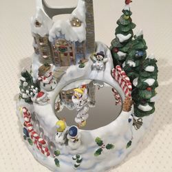 PartyLite Snowbell Snowman Ice Skater