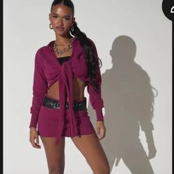 Akira Hooded Swearshirt Set
