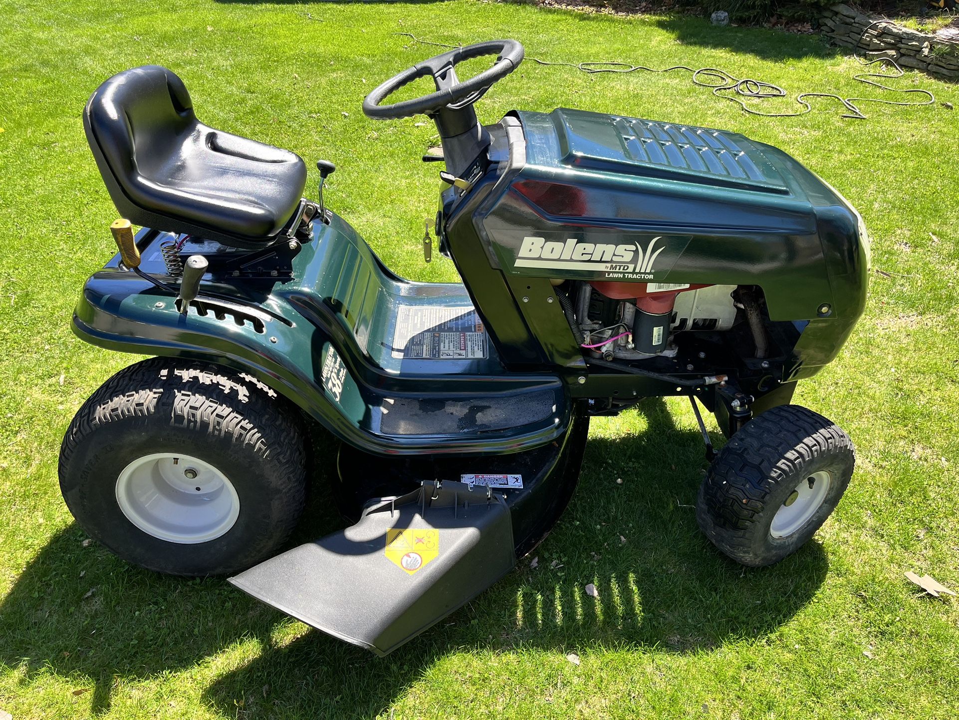 Bolens 38 inch riding mower 15.5 hp hotsell