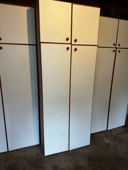Wooden storage cabinet